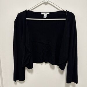 Wild Fable Black Open-Front Cardigan